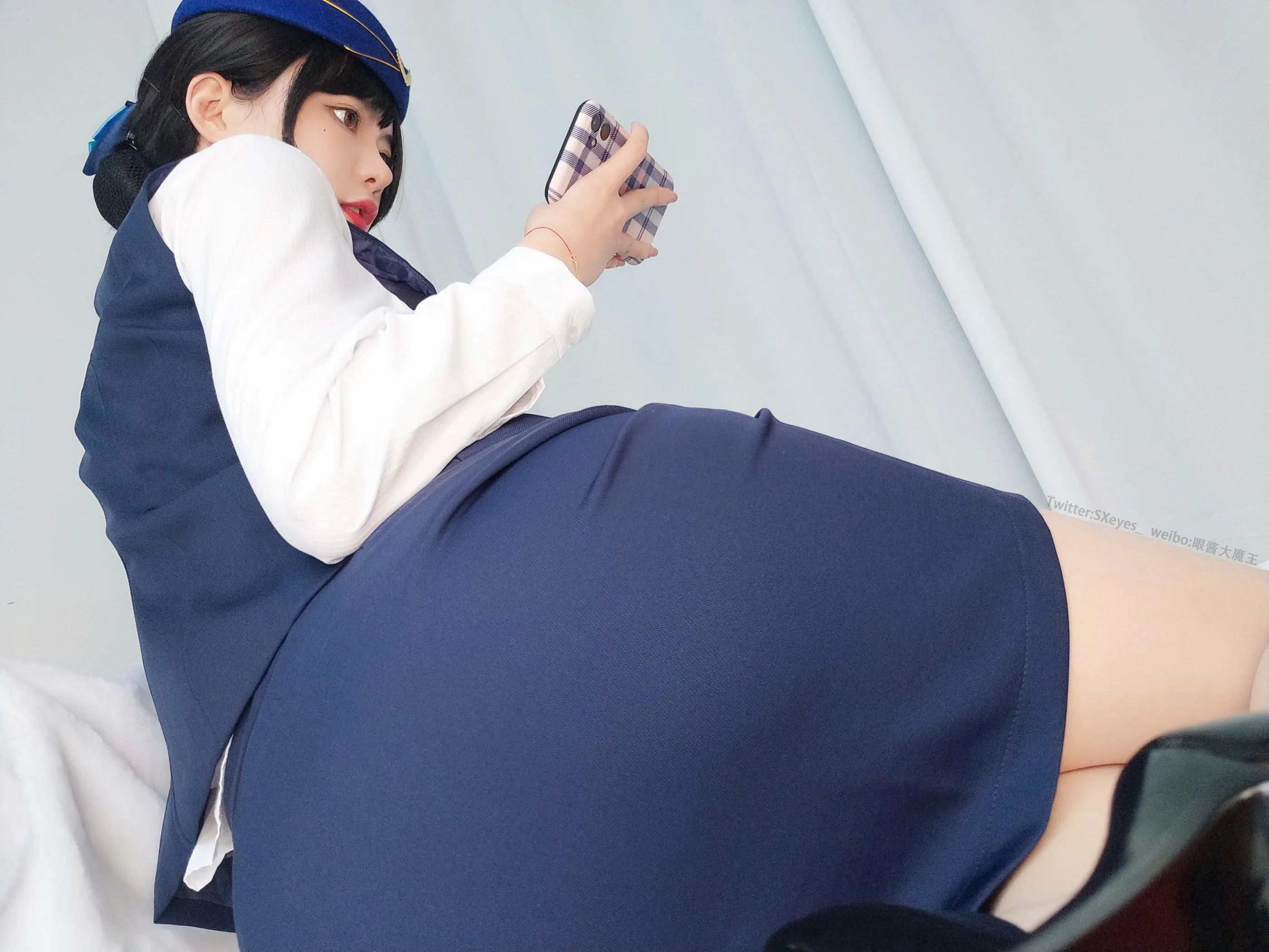 眼酱大魔王w – NO.041 空姐肉丝 [28P]插图9
